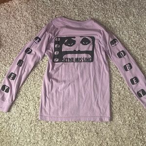 Obey Graphic Print Long Sleeve Top